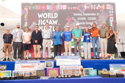 Final del concurso mundial de puzzles en Valladolid