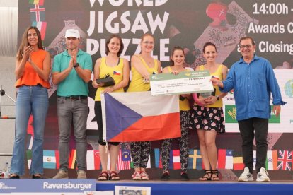 Final del concurso mundial de puzzles en Valladolid