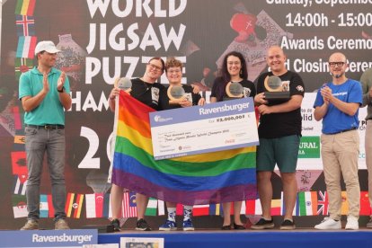 Final del concurso mundial de puzzles en Valladolid