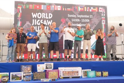 Final del concurso mundial de puzzles en Valladolid