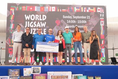 Final del concurso mundial de puzzles en Valladolid