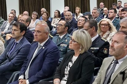 Acto institucional en la cárcel de Villanubla.