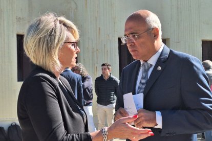 Acto institucional en la cárcel de Villanubla.