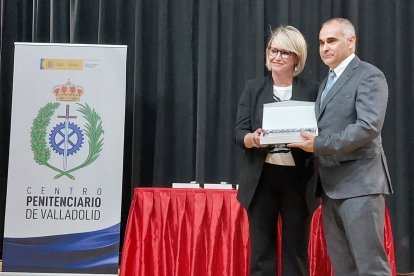 Acto institucional en la cárcel de Villanubla.