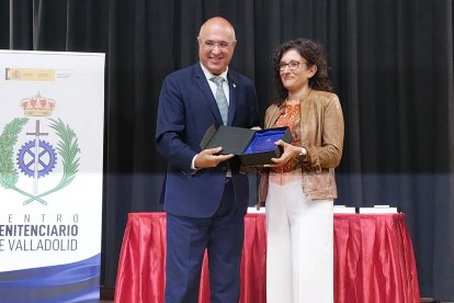 Acto institucional en la cárcel de Villanubla.