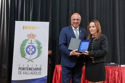 Acto institucional en la cárcel de Villanubla.