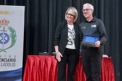 Acto institucional en la cárcel de Villanubla.