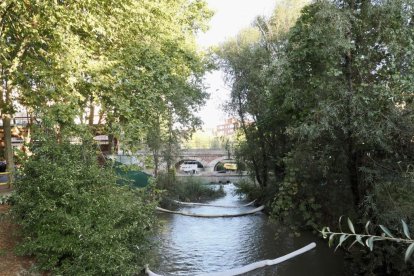 Obras de la segunda vía de AVE de la estación de trenes de Valladolid.