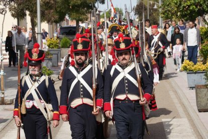 Recreación histórica de la llegada del Duque de Wellington a Boecillo