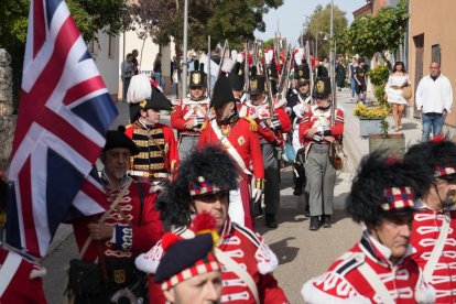 Recreación histórica de la llegada del Duque de Wellington a Boecillo