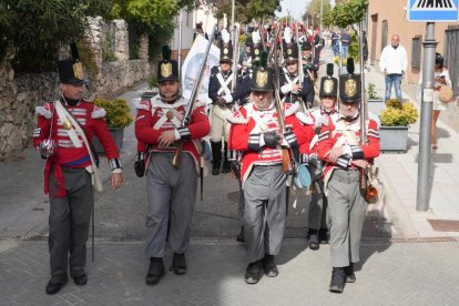 Recreación histórica de la llegada del Duque de Wellington a Boecillo