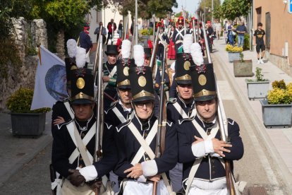 Recreación histórica de la llegada del Duque de Wellington a Boecillo