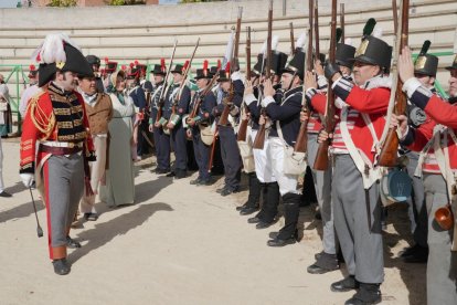 Recreación histórica de la llegada del Duque de Wellington a Boecillo