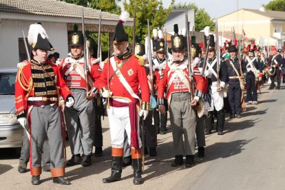 Recreación histórica de la llegada del Duque de Wellington a Boecillo