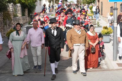 Recreación histórica de la llegada del Duque de Wellington a Boecillo
