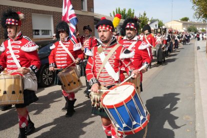 Recreación histórica de la llegada del Duque de Wellington a Boecillo