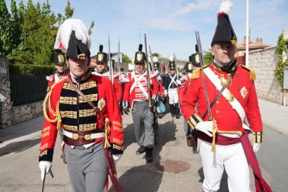 Recreación histórica de la llegada del Duque de Wellington a Boecillo