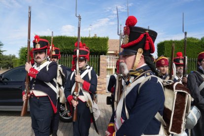 Recreación histórica de la llegada del Duque de Wellington a Boecillo