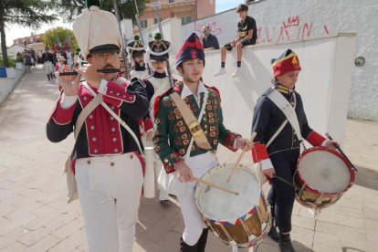 Recreación histórica de la llegada del Duque de Wellington a Boecillo