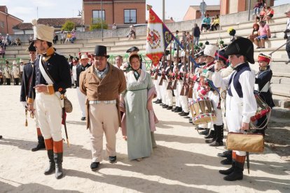 Recreación histórica de la llegada del Duque de Wellington a Boecillo