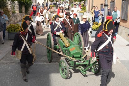 Recreación histórica de la llegada del Duque de Wellington a Boecillo