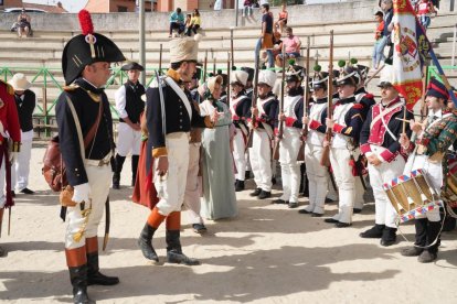 Recreación histórica de la llegada del Duque de Wellington a Boecillo