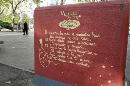 Festival Ephemera, arte urbano en la Acera de Recoletos.