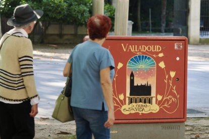 Festival Ephemera, arte urbano en la Acera de Recoletos.