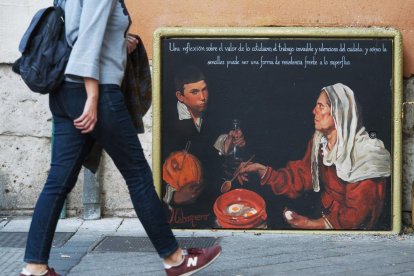 Festival Ephemera, arte urbano cerca de la Plaza Mayor