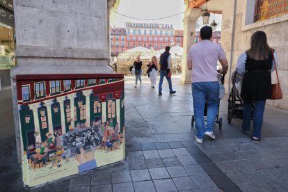 Festival Ephemera, arte urbano cerca de la Plaza Mayor