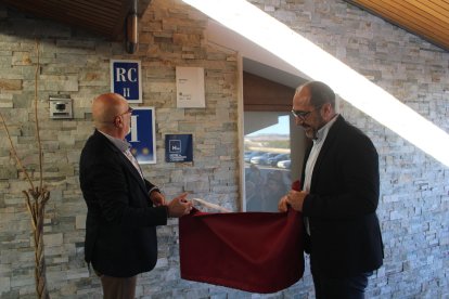 Entrega de la placa Docomomo al Hotel El Montico de Tordesillas
