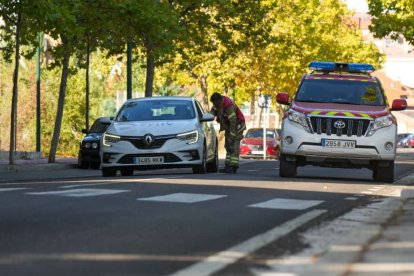 Incendio en una vivienda en la calle Treviño