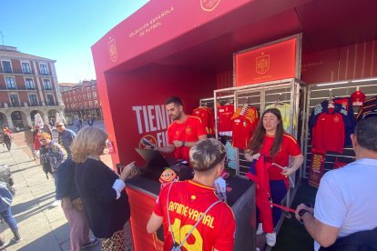 Valladolid disfrutó de la Fan Zone de la selección española.