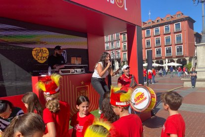 Valladolid disfrutó de la Fan Zone de la selección española.