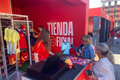 Valladolid disfrutó de la Fan Zone de la selección española.