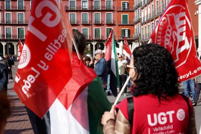 UGT se moviliza en apoyo y solidaridad con el pueblo palestino