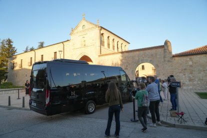 Preboda de la hija de Antonio Banderas, Stella del Carmen en el monasterio de Valbuena de Duero.