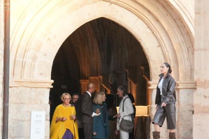 Preboda de la hija de Antonio Banderas, Stella del Carmen en el monasterio de Valbuena de Duero.