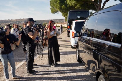 Expectación mediática por el enlace de Stella Banderas en Abadía Retuerta