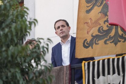 Recreación histórica del regreso del emperador Carlos V a Valdestillas en Valladolid.