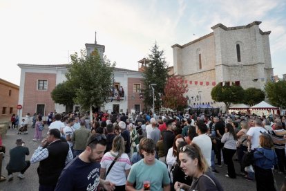 Recreación histórica del regreso del emperador Carlos V a Valdestillas en Valladolid.