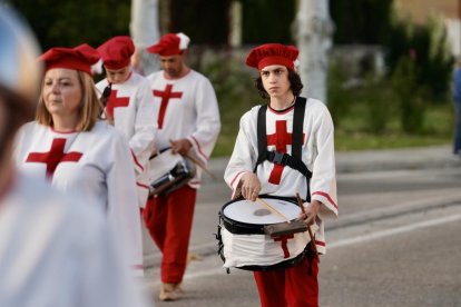 Recreación histórica del regreso del emperador Carlos V a Valdestillas en Valladolid.