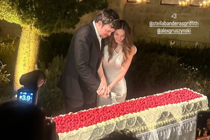 Detalles de la boda de la hija de Banderas en Abadía Retuerta