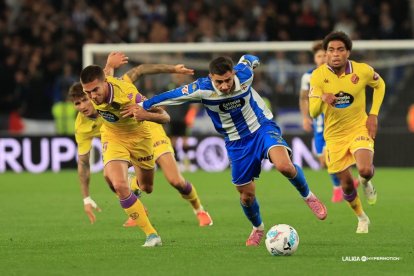 Imagen del último partido del Real Valladolid en Riazor.
