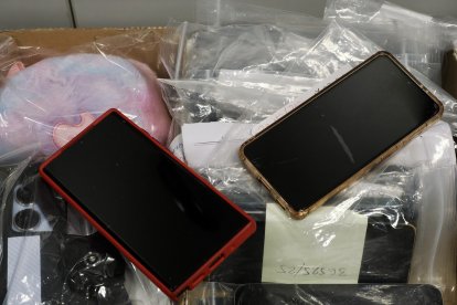 Oficina de objetos hallados de la Policía Municipal.