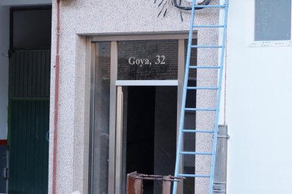 El número 32 de calle Goya dos años después de la explosión