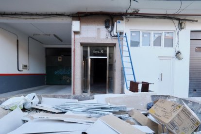 El número 32 de calle Goya dos años después de la explosión
