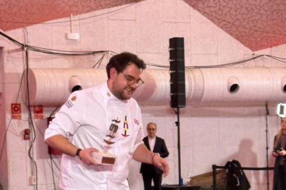 Alejandro San José se corona con el primer premio nacional de tapas en Valladolid