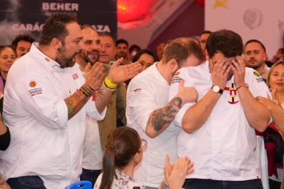 Un momento de la entrega de premios del Concurso Nacional de Tapas de Valladolid.
