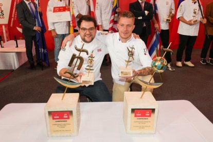 Un momento de la entrega de premios del Concurso Nacional de Tapas de Valladolid.